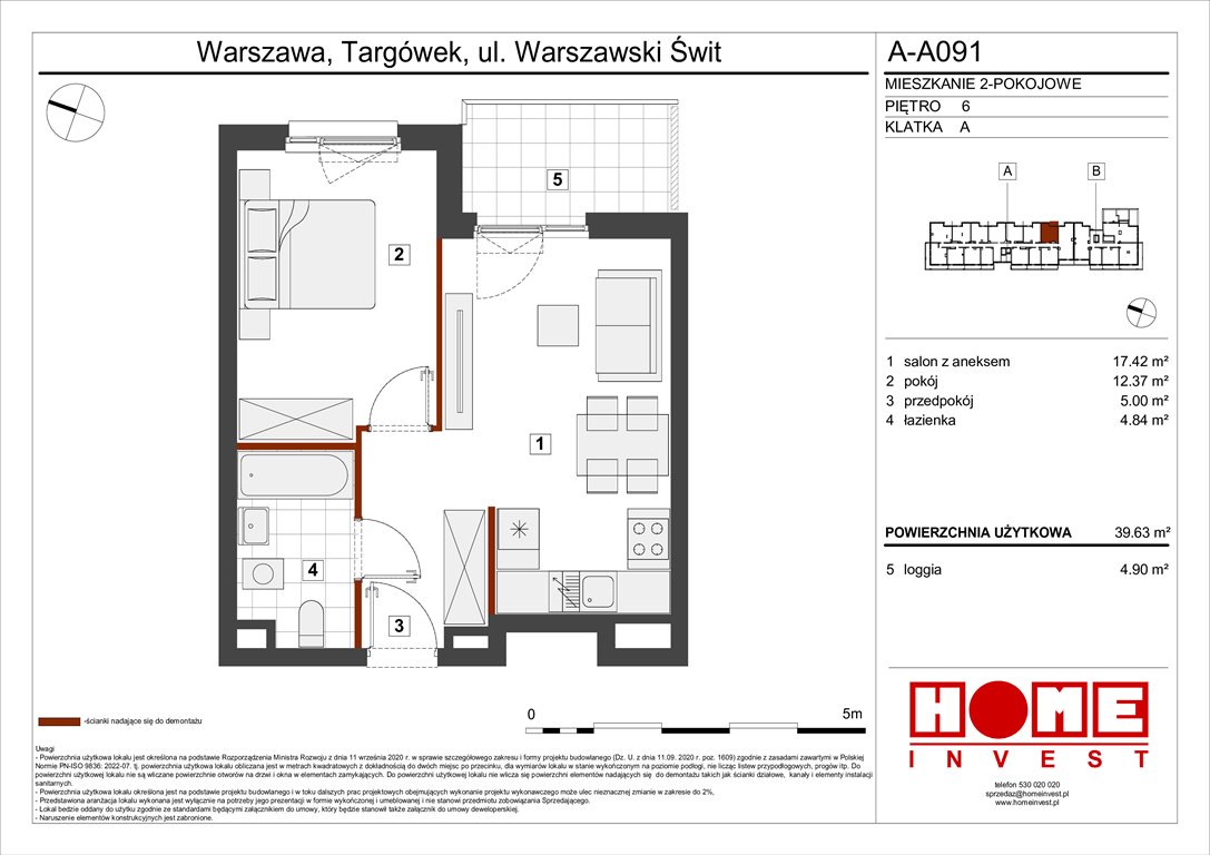 Nowe mieszkanie dwupokojowe Warszawski Świt Etap VII Warszawa, Targówek, ul. Warszawski Świt 12  40m2 Foto 1
