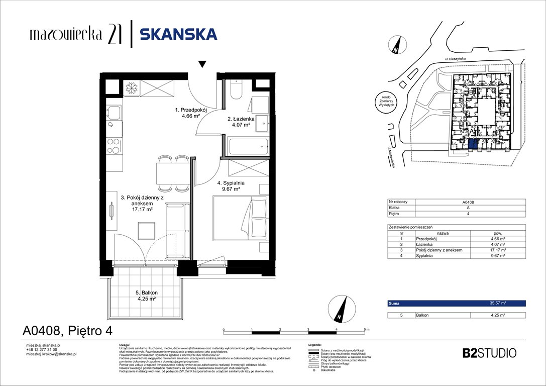 Nowe mieszkanie dwupokojowe Mazowiecka 21 Kraków, Krowodrza, ul. Mazowiecka 21  36m2 Foto 1