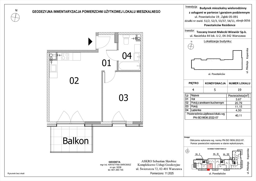 Nowe mieszkanie dwupokojowe Powstańców Residence Ząbki, Powstańców 19  40m2 Foto 1