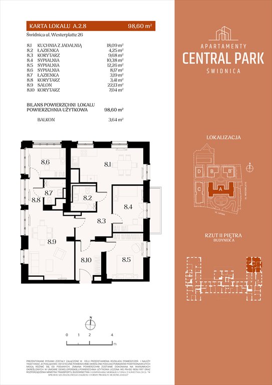 Nowe mieszkanie Apartamenty Central Park Świdnica Świdnica, Lipowa 14  99m2 Foto 1