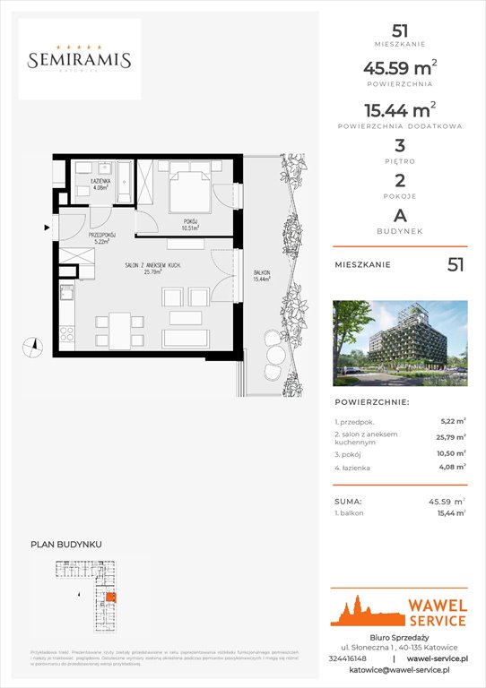 mieszkanie na sprzedaż 46m2 mieszkanie Katowice, Bogucice - Dąbrówka Mała, Wiertnicza 32