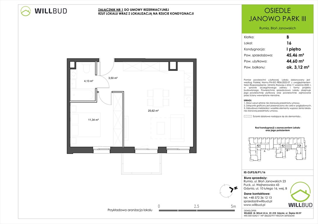 Nowe mieszkanie dwupokojowe Osiedle Janowo Park III Rumia, Janowo, Błoń Janowskich  45m2 Foto 1