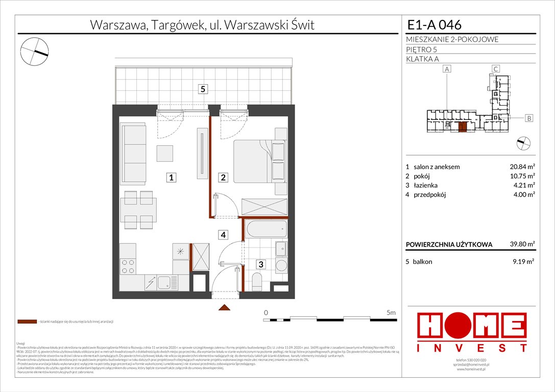 Nowe mieszkanie dwupokojowe Warszawski Świt Etap X Warszawa, Targówek, ul. Warszawski Świt  40m2 Foto 1