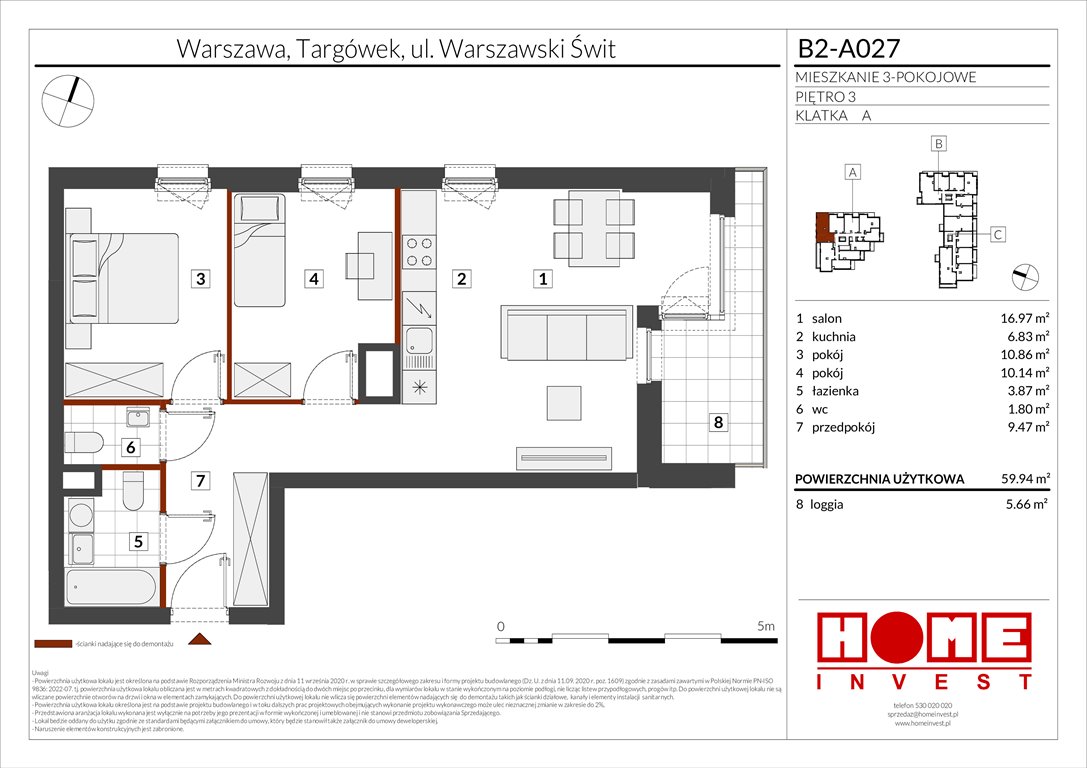Nowe mieszkanie trzypokojowe Warszawski Świt Etap IX Warszawa, Targówek, ul. Warszawski Świt 12  60m2 Foto 1