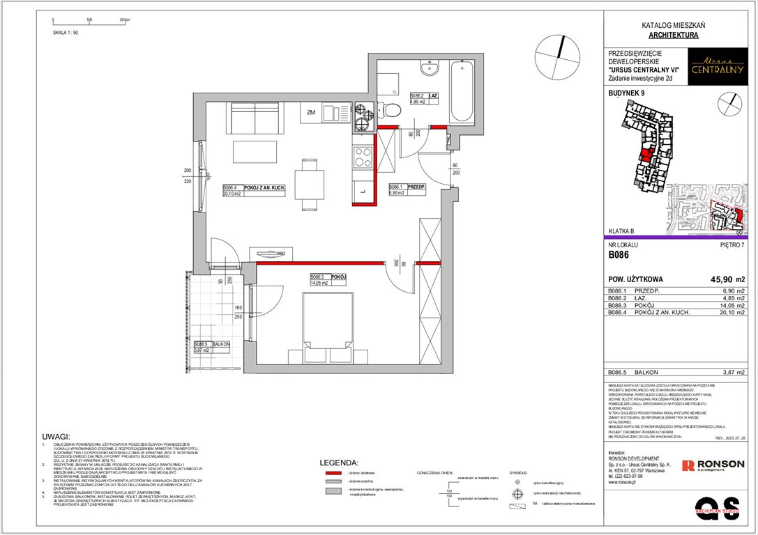 Nowe mieszkanie dwupokojowe URSUS CENTRALNY Warszawa, Ursus, ul. Gierdziejewskiego 23  46m2 Foto 1