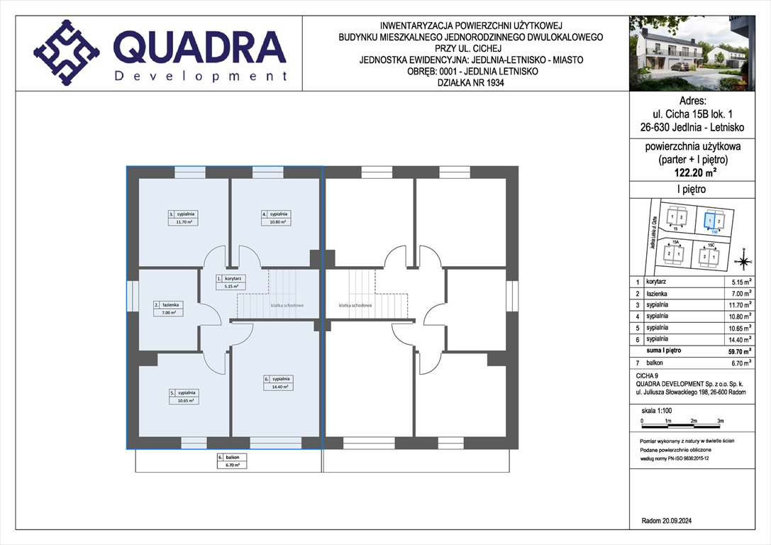 Nowy dom Osiedle CICHA Jedlnia-Letnisko, Cicha 15  122m2 Foto 1