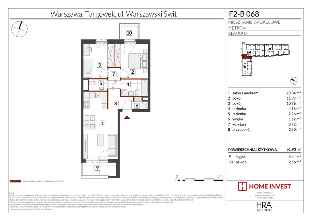 Nowe mieszkanie trzypokojowe Warszawski Świt Etap XIV Warszawa, ul. Warszawski Świt  62m2 Foto 1