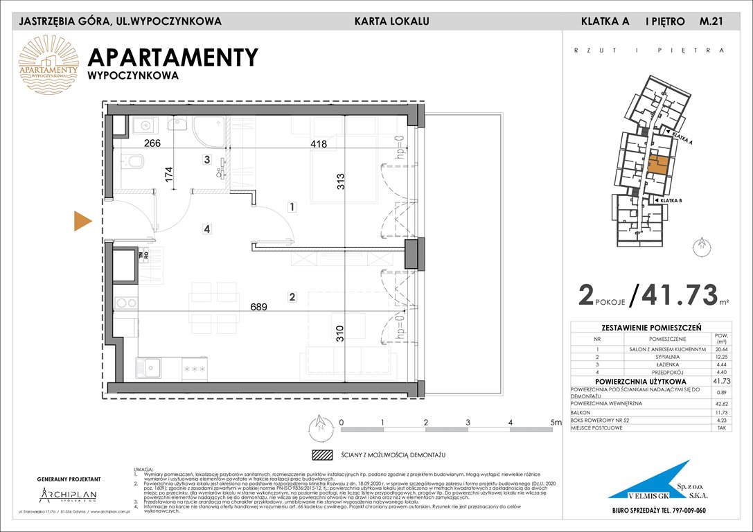 Nowe mieszkanie Apartamenty Wypoczynkowa Jastrzębia Góra, Wypoczynkowa  42m2 Foto 1