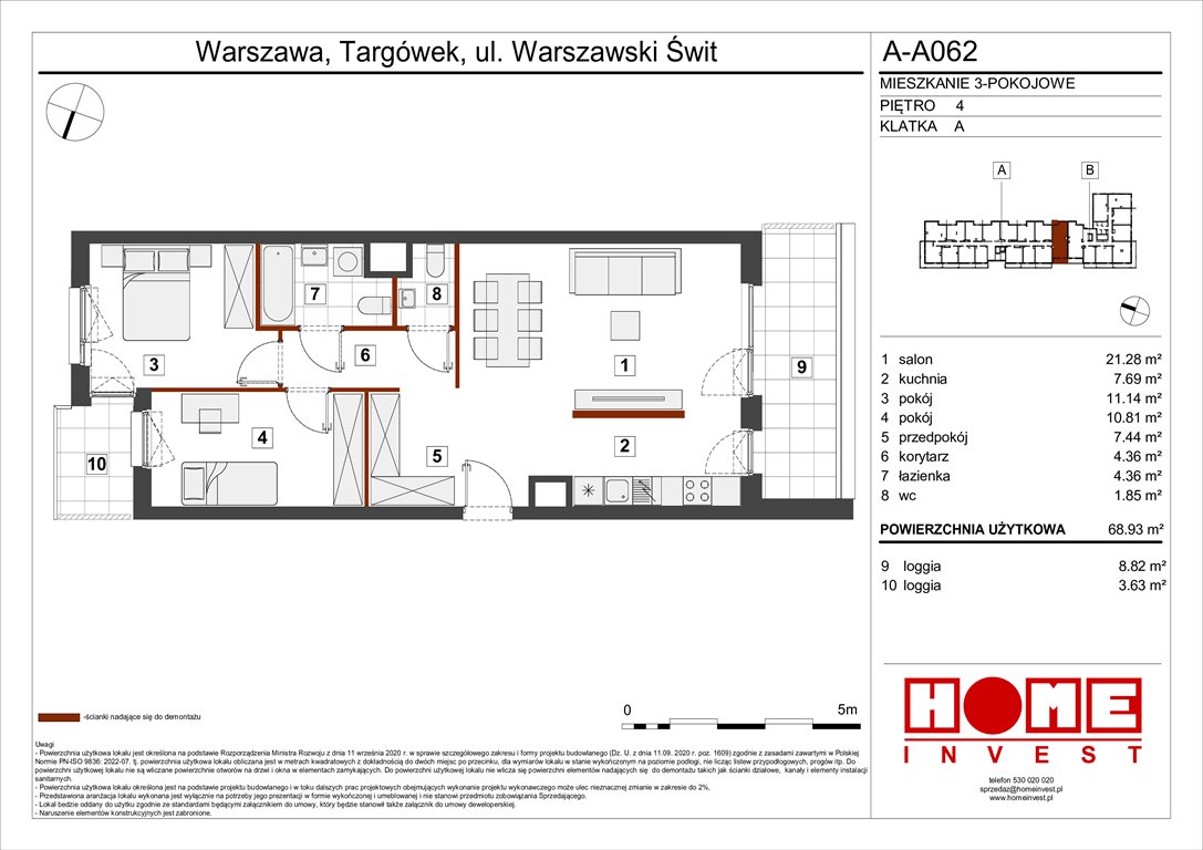 Nowe mieszkanie trzypokojowe Warszawski Świt Etap VII Warszawa, Targówek, ul. Warszawski Świt 12  69m2 Foto 1