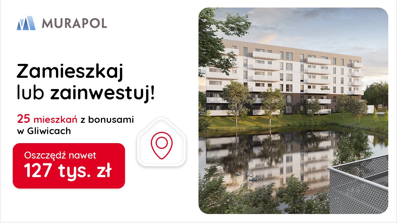 Nowe mieszkanie dwupokojowe Murapol Osiedle Szafirove Gliwice, STARE GLIWICE, ul. Szafirowa  37m2 Foto 1
