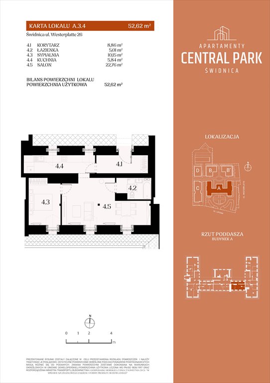 Nowe mieszkanie dwupokojowe Apartamenty Central Park Świdnica Świdnica, Lipowa 14  53m2 Foto 1