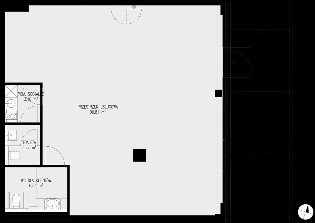 lokal użytkowy na sprzedaż 104m2 lokal użytkowy Katowice, Bogucice - Dąbrówka Mała, Wiertnicza 32