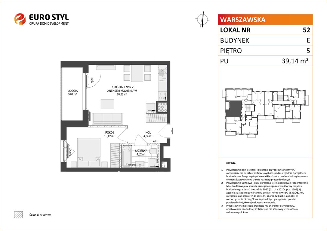 Nowe mieszkanie dwupokojowe OSIEDLE WARSZAWSKA Gdańsk, Warszawska  39m2 Foto 1