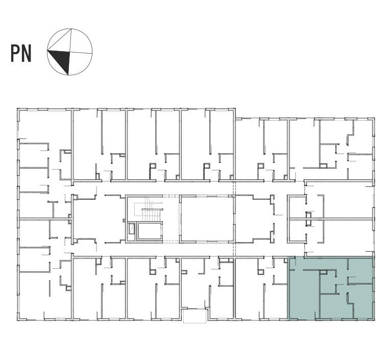 Nowe mieszkanie czteropokojowe  ATRIUM HOUSE Tyczyn, Laurowa 25  58m2 Foto 1