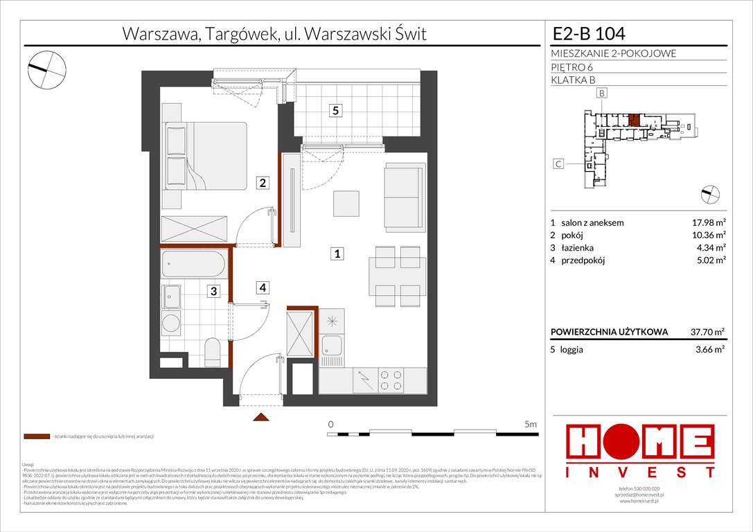 Nowe mieszkanie dwupokojowe Warszawski Świt Etap XI Warszawa, Targówek, ul. Warszawski Świt  38m2 Foto 1