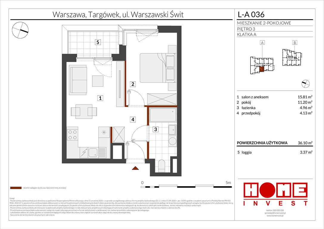 Nowe mieszkanie dwupokojowe Warszawski Świt Etap XII Warszawa, Targówek, ul. Warszawski Świt  36m2 Foto 1