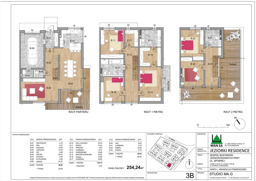Nowy dom JEZIORKI RESIDENCE Warszawa, Ursynów, Jeziorki 47  254m2 Foto 1