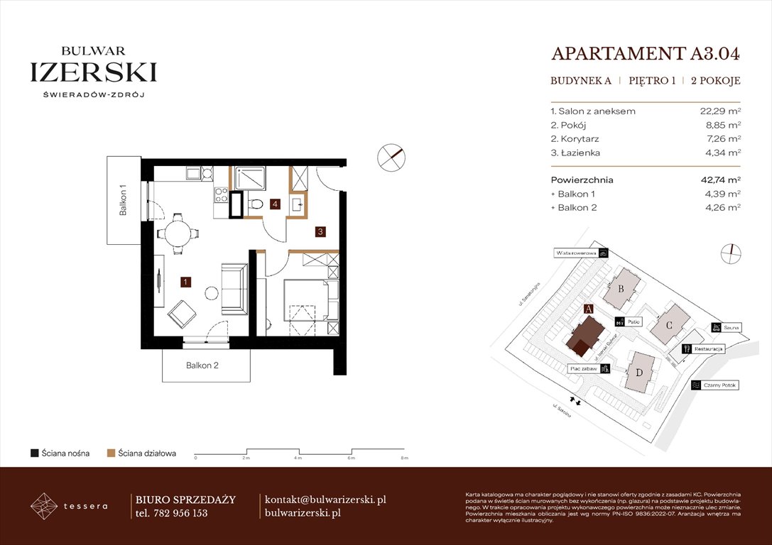 mieszkanie na sprzedaż 43m2 mieszkanie Świeradów Zdrój, Senatoryjna/Szkolna