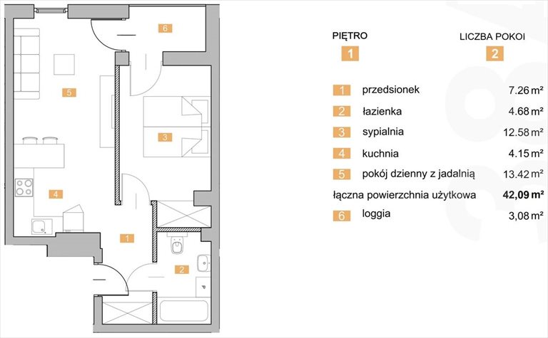 Nowe mieszkanie dwupokojowe "NOWA KIELECKA" Sosnowiec Sosnowiec, Zagórze, Kielecka 42m2 Foto 1 Nowe mieszkanie dwupokojowe "NOWA KIELECKA" Sosnowiec Sosnowiec, Zagórze, Kielecka 42m2 Foto 1