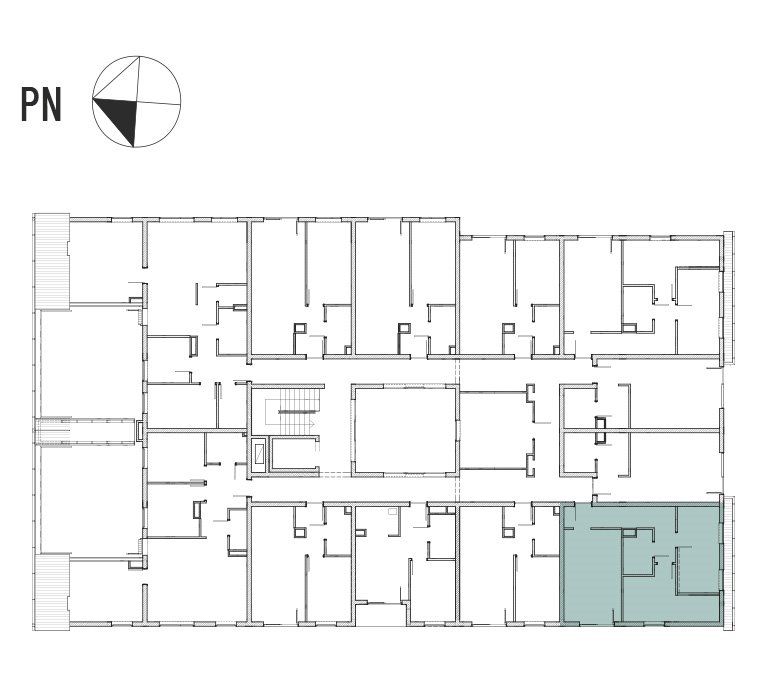 Nowe mieszkanie trzypokojowe ATRIUM HOUSE Tyczyn, Laurowa 25  54m2 Foto 1