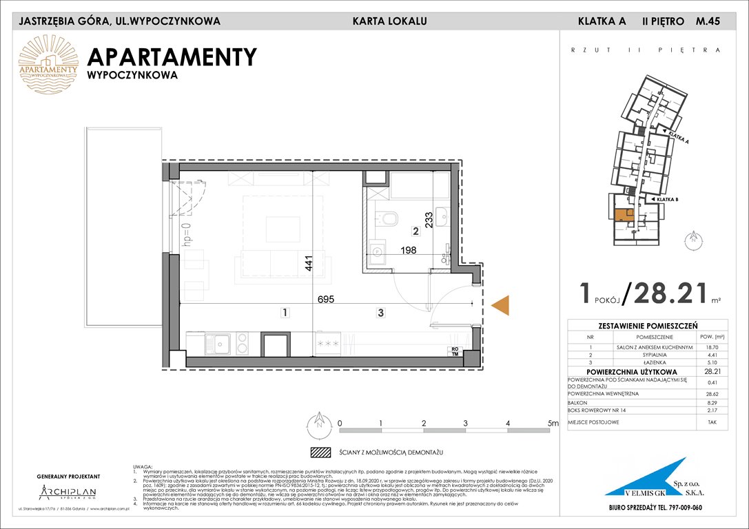 Nowe mieszkanie Apartamenty Wypoczynkowa Jastrzębia Góra, Wypoczynkowa  28m2 Foto 1