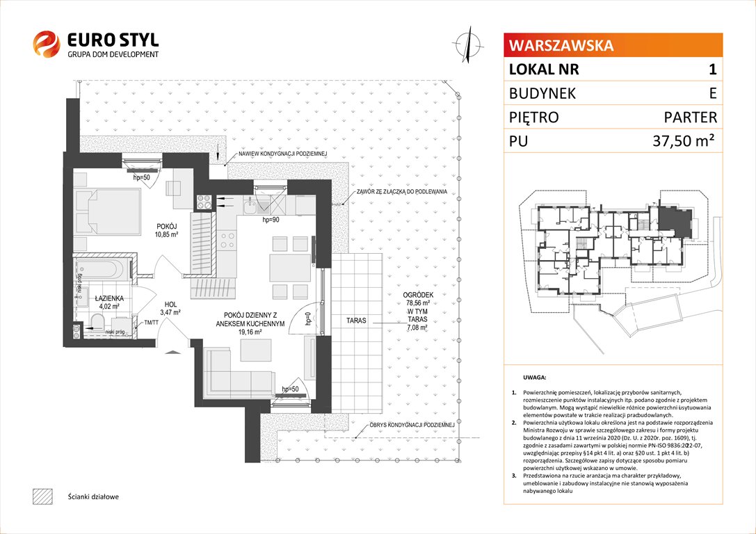 Nowe mieszkanie dwupokojowe OSIEDLE WARSZAWSKA Gdańsk, Warszawska  38m2 Foto 1