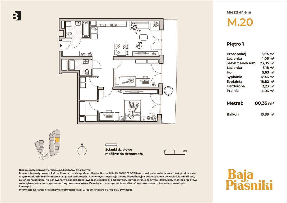 Nowe mieszkanie trzypokojowe Baja Piaśniki Świętochłowice, Piaśniki, ul. Sudecka 10  80m2 Foto 1