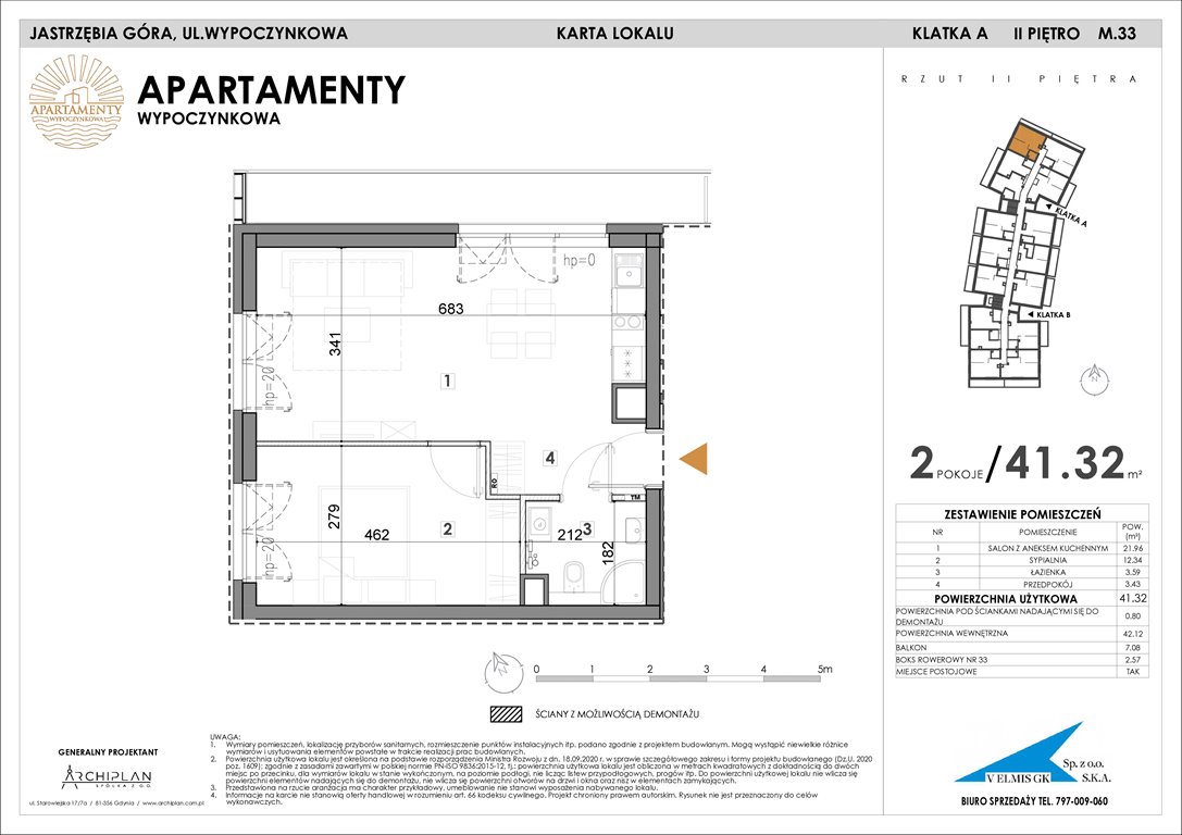 Nowe mieszkanie Apartamenty Wypoczynkowa Jastrzębia Góra, Wypoczynkowa  41m2 Foto 1