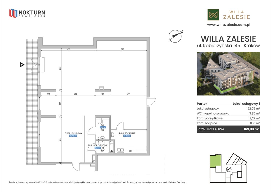 Nowy lokal użytkowy Willa Zalesie Kraków, Ruczaj, Kobierzyńska 145  169m2 Foto 1