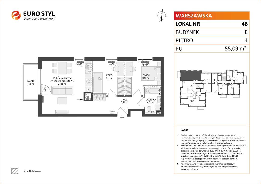 mieszkanie na sprzedaż 55m2 mieszkanie Gdańsk, Warszawska