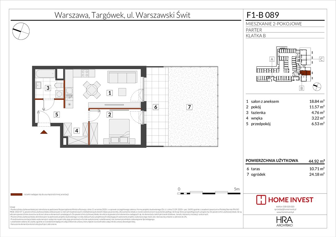 Nowe mieszkanie dwupokojowe Warszawski Świt Etap XIII Warszawa, ul. Warszawski Świt  45m2 Foto 1