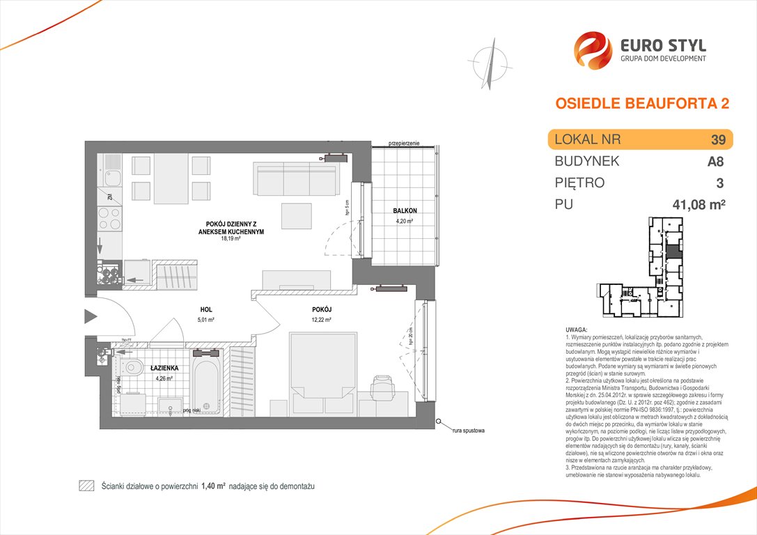 mieszkanie na sprzedaż 41m2 mieszkanie Pogórze, Pogórze, ul. Paderewskiego