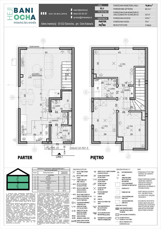 Nowe mieszkanie czteropokojowe  HEJ ! BANIOCHA Baniocha  66m2 Foto 1