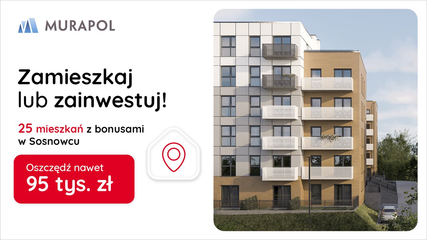 Nowe mieszkanie czteropokojowe  Murapol Apartamenty na Wzgórzu Sosnowiec, ul. Klimontowska  65m2 Foto 1