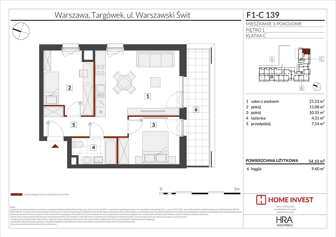 Nowe mieszkanie trzypokojowe Warszawski Świt Etap XIII Warszawa, ul. Warszawski Świt  54m2 Foto 1