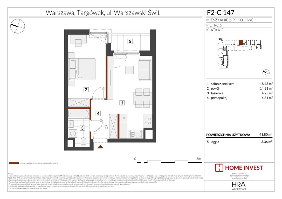 Nowe mieszkanie dwupokojowe Warszawski Świt Etap XIV Warszawa, ul. Warszawski Świt  42m2 Foto 1