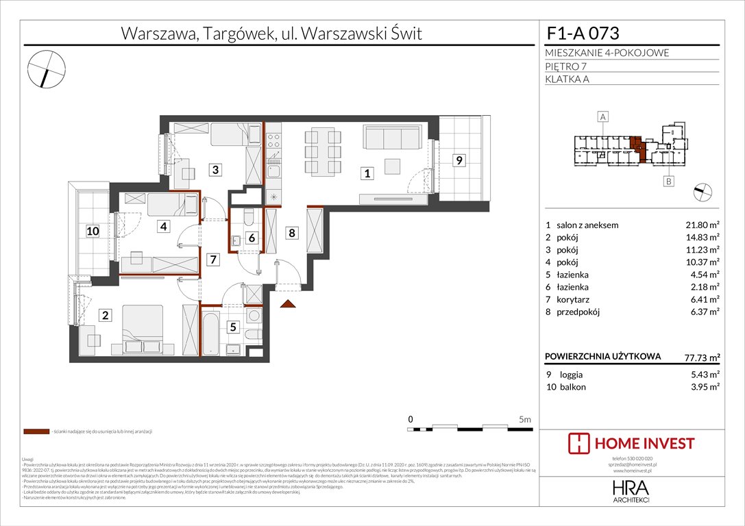 Nowe mieszkanie czteropokojowe  Warszawski Świt Etap XIII Warszawa, ul. Warszawski Świt  78m2 Foto 1