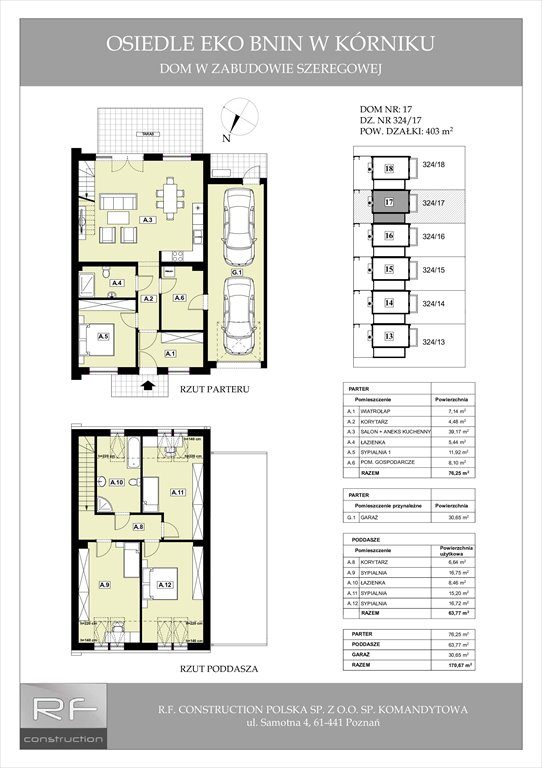 Nowy dom Osiedle EKO Bnin w Kórniku Poznań, Kórnik - Bnin, Steinmetza  171m2 Foto 1