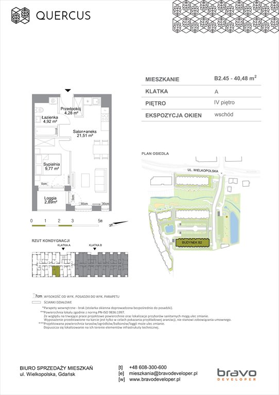 Nowe mieszkanie dwupokojowe(NrB2.45)