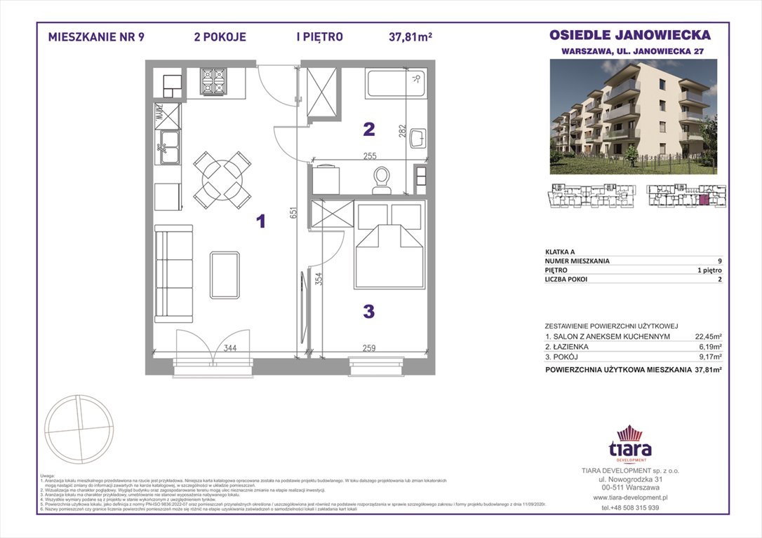 Nowe mieszkanie dwupokojowe Janowiecka 27 Warszawa, Targówek, Janowiecka 27  38m2 Foto 1