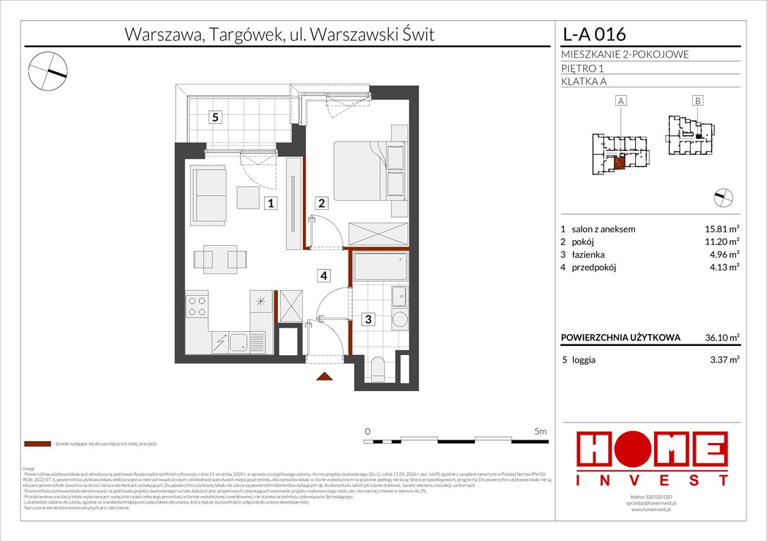 Nowe mieszkanie dwupokojowe Warszawski Świt Etap XII Warszawa, Targówek, ul. Warszawski Świt  36m2 Foto 1
