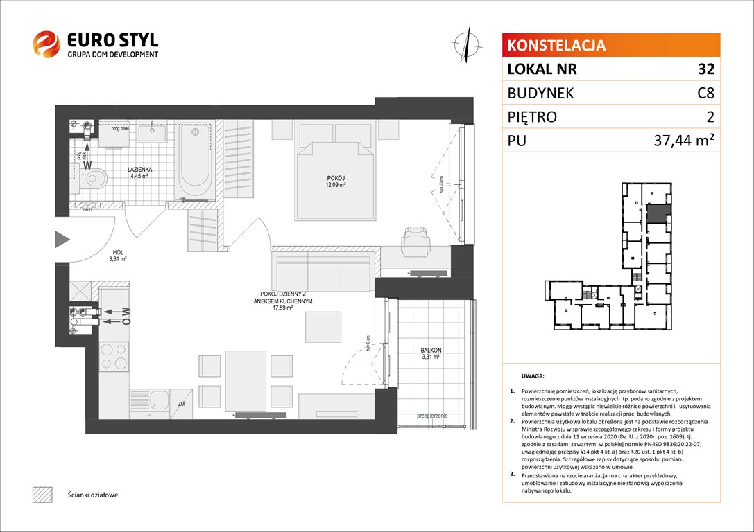 mieszkanie na sprzedaż 37m2 mieszkanie Gdynia, Pogórze, Paderewskiego