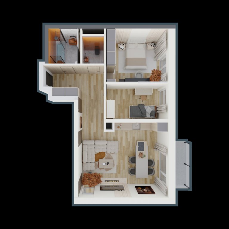Nowe mieszkanie trzypokojowe Apartamenty Widokowe Bielsko - Biała, KAMIENICA, Sternicza 48  66m2 Foto 1