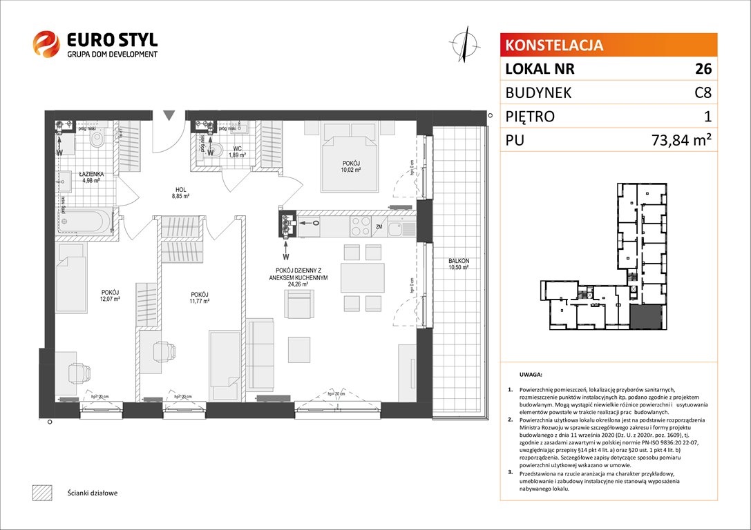 mieszkanie na sprzedaż 74m2 mieszkanie Gdynia, Pogórze, Paderewskiego