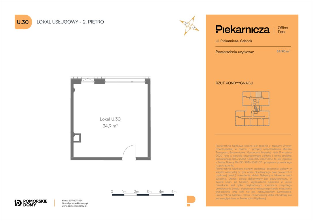 Nowe mieszkanie Piekarnicza Office Park Gdańsk, Morena, Piekarnicza 6  35m2 Foto 1