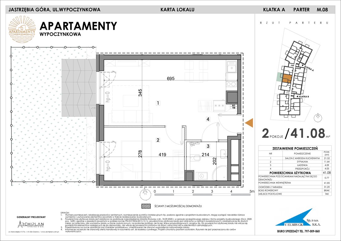 Nowe mieszkanie Apartamenty Wypoczynkowa Jastrzębia Góra, Wypoczynkowa  41m2 Foto 1