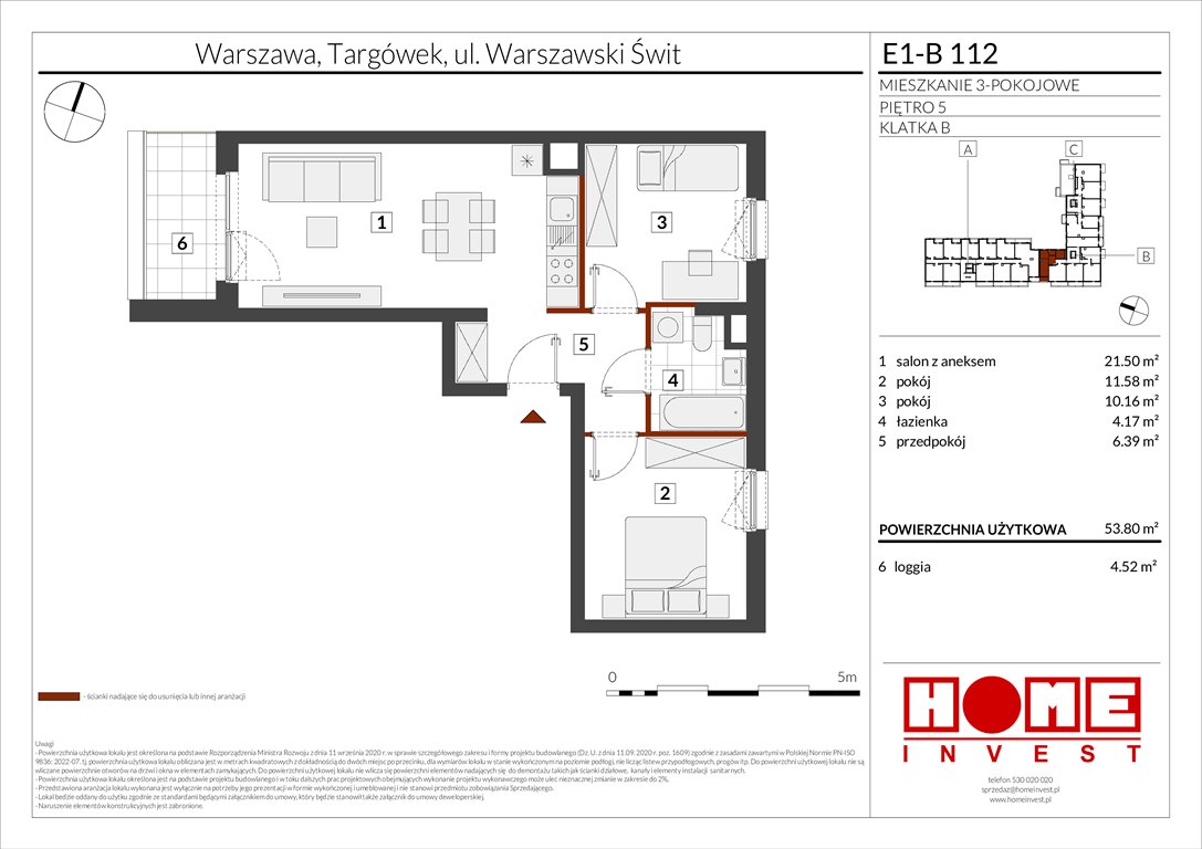 Nowe mieszkanie trzypokojowe Warszawski Świt Etap X Warszawa, Targówek, ul. Warszawski Świt  54m2 Foto 1