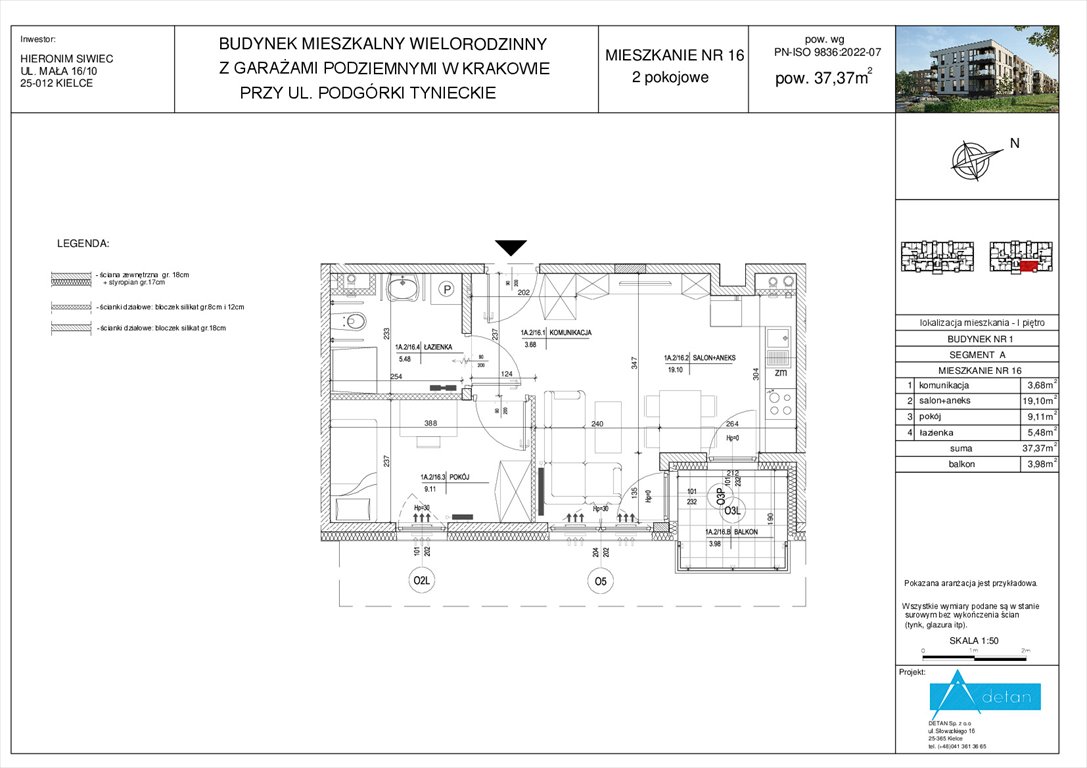 Nowe mieszkanie dwupokojowe Podgórki Tynieckie Kraków, Dębniki, Podgórki Tynieckie  37m2 Foto 1