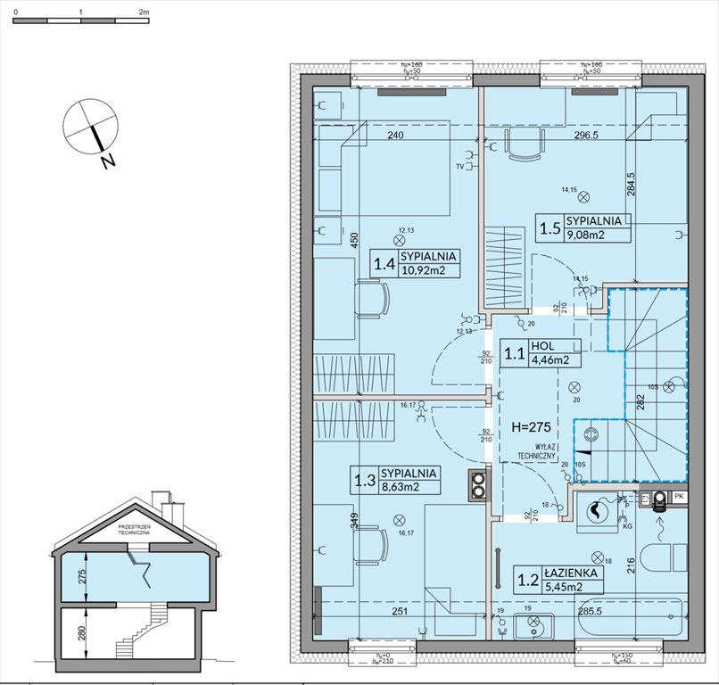 Nowy dom Nova Magdalenka 7 Słomin, Piaseczyńska  82m2 Foto 1