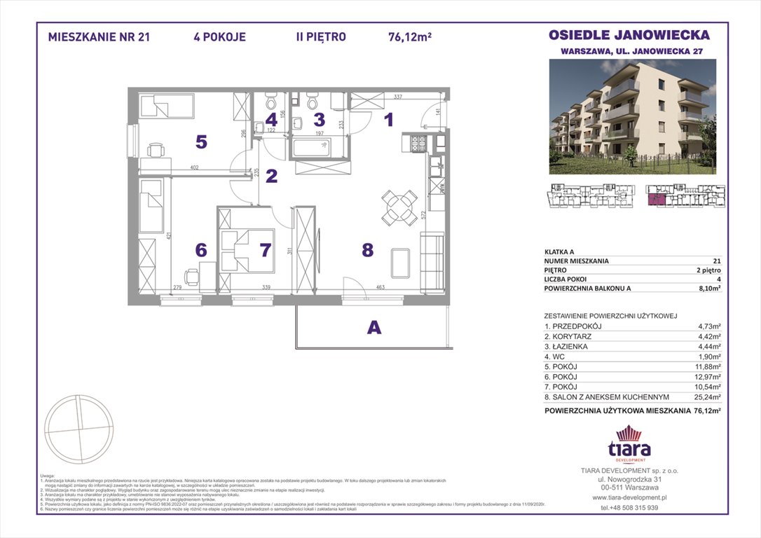 Nowe mieszkanie czteropokojowe  Janowiecka 27 Warszawa, Targówek, Janowiecka 27  76m2 Foto 1